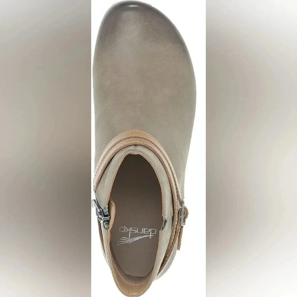 Dansko Brook Boho 11.5/12 (42) Taupe Burnished Nubuck Leather Ankle Boots - Picture 5 of 6